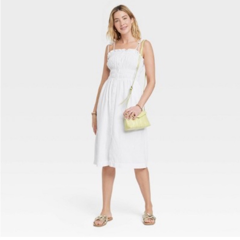 White Midi dress 🐇